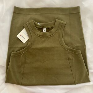 Lululemon Softstreme Back In Action Dress
Bronze Green
Size 2